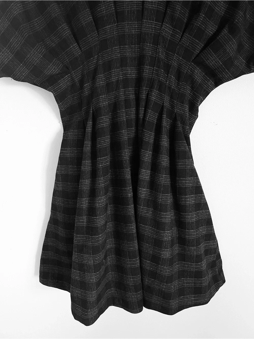 NWT Anthropologie Exquise Tobie Plaid Diamonte Mini Shirt Dress M